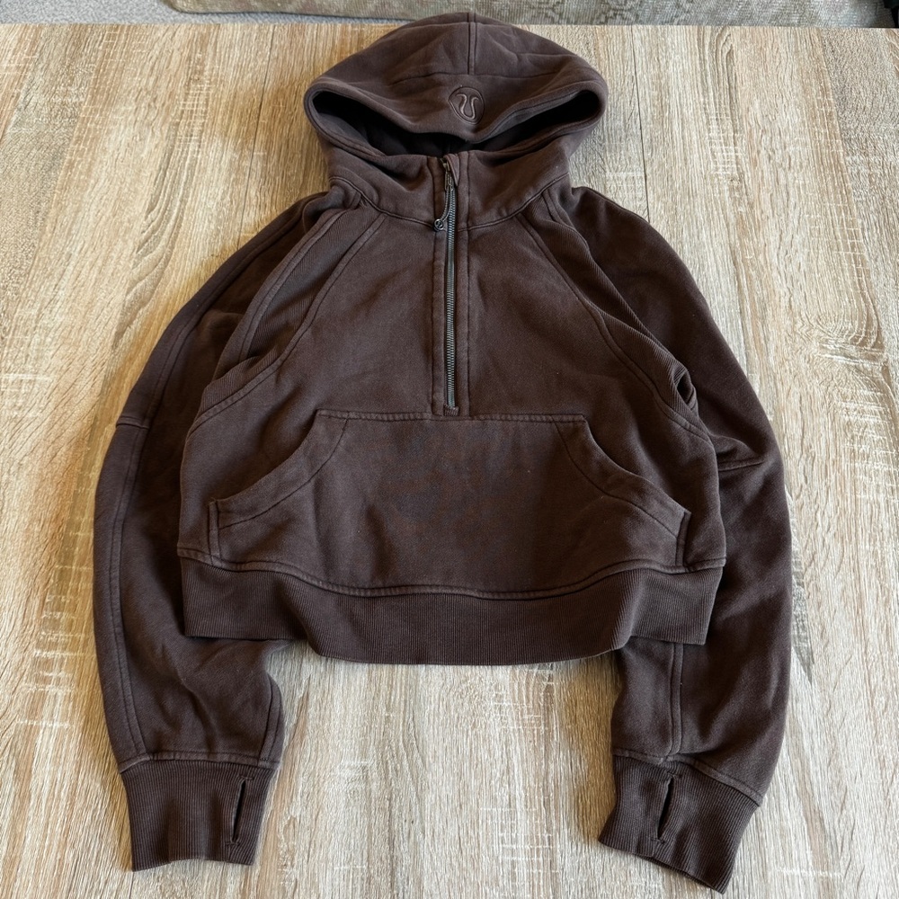 Lululemon Java Half Zip Scuba Hoodie - image 1
